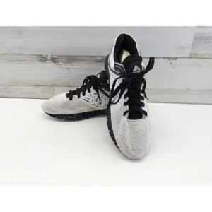 Reebok White Black Splatter Low Top Running Shoes EF6402 AJAX2-k Men's Size 8.5