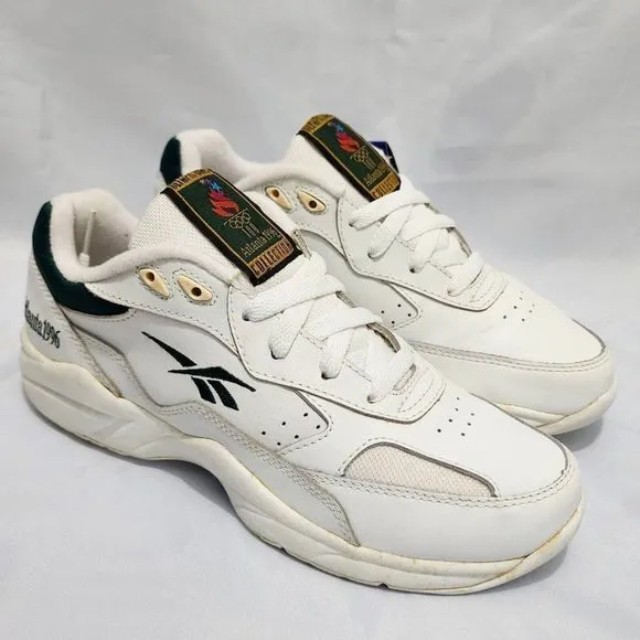 Reebok 1996 Olympic Walking Shoes Dead Stock NWT White Classic Women's Size 7‎