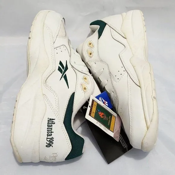 Reebok 1996 Olympic Walking Shoes Dead Stock NWT White Classic Women's Size 7‎