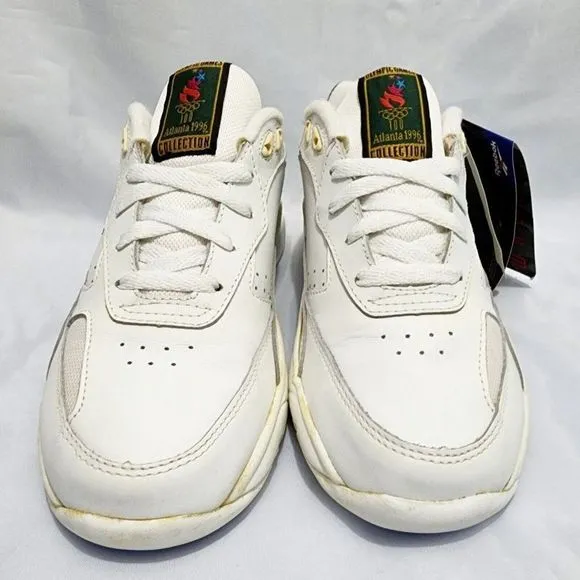 Reebok 1996 Olympic Walking Shoes Dead Stock NWT White Classic Women's Size 7‎