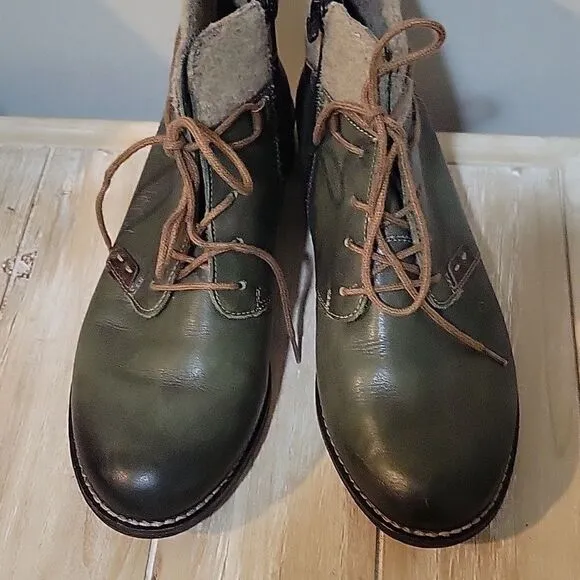Remonte Elaine green  Hiking Bootie boots, size EU 38
