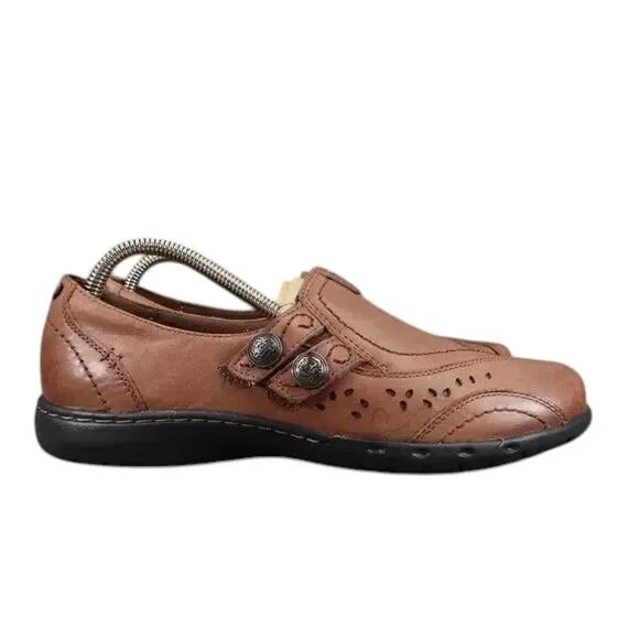 Rockport Shoes Womens 8.5 Daisey Slip On Comfort Leather Artisan Walking Classic