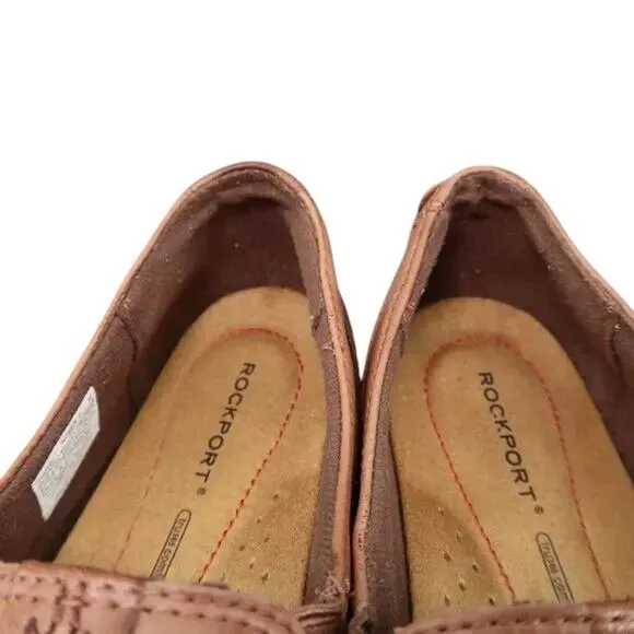 Rockport Shoes Womens 8.5 Daisey Slip On Comfort Leather Artisan Walking Classic