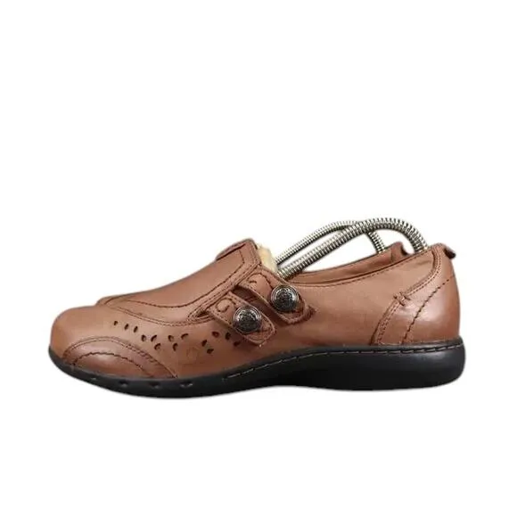 Rockport Shoes Womens 8.5 Daisey Slip On Comfort Leather Artisan Walking Classic