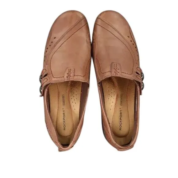 Rockport Shoes Womens 8.5 Daisey Slip On Comfort Leather Artisan Walking Classic