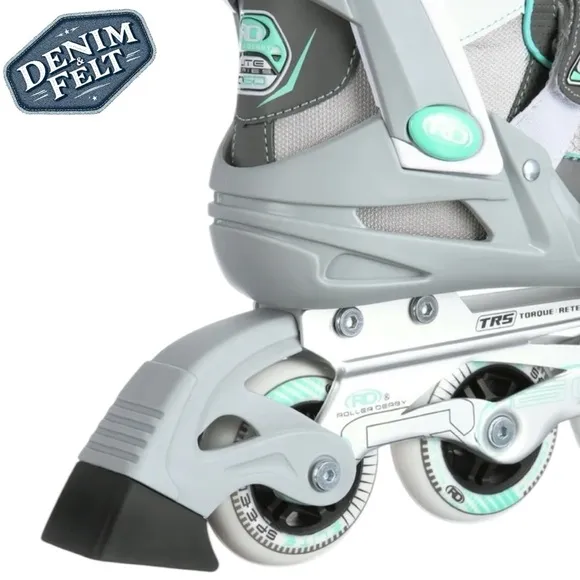 RollerDerby Women’s Gray and Mint Green Rollerblades/Inline Skates | NEW/NIB!🛼