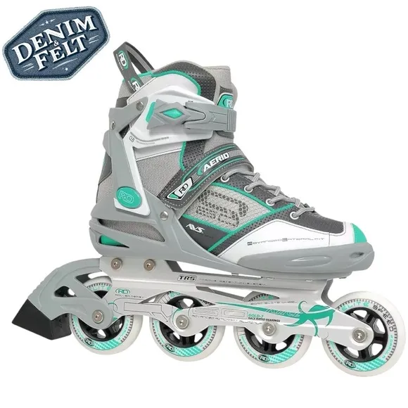 RollerDerby Women’s Gray and Mint Green Rollerblades/Inline Skates | NEW/NIB!🛼