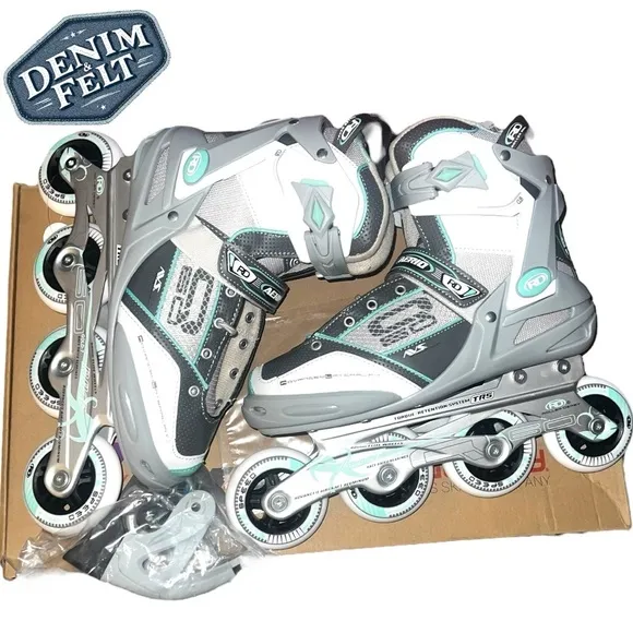 RollerDerby Women’s Gray and Mint Green Rollerblades/Inline Skates | NEW/NIB!🛼