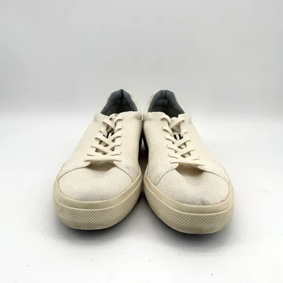 Rothys Shoes Mens 10.5 Womens 12 RS02 Sneakers White Mesh Lace Up Casual Low Top