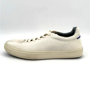 Rothys Shoes Mens 10.5 Womens 12 RS02 Sneakers White Mesh Lace Up Casual Low Top