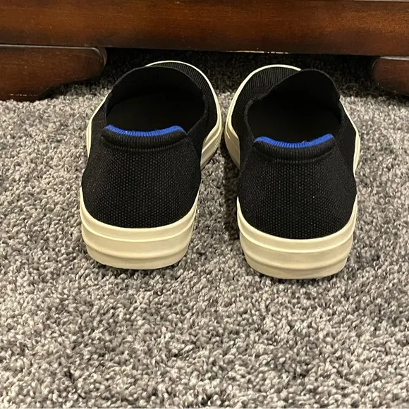 Rothy's The City Black Slip-On Shoes Size W10/M8.5