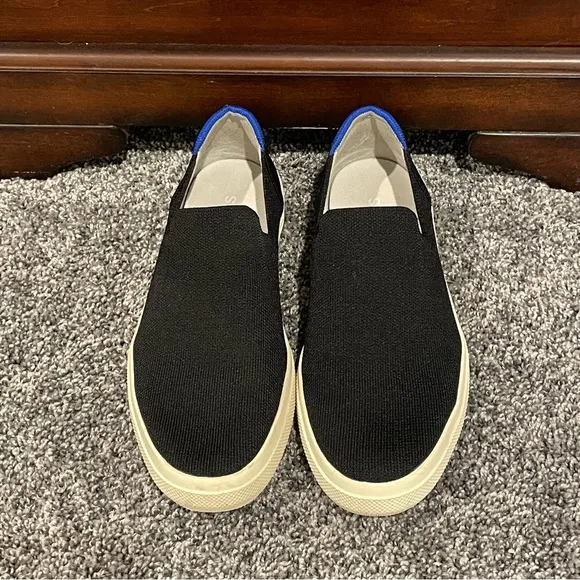 Rothy's The City Black Slip-On Shoes Size W10/M8.5