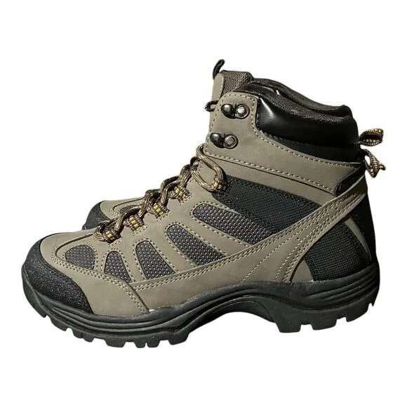 Rugged Outback Boots Men’s 9.5Work Hiking Brown Mid Top Ankle Lace Up Outdoors