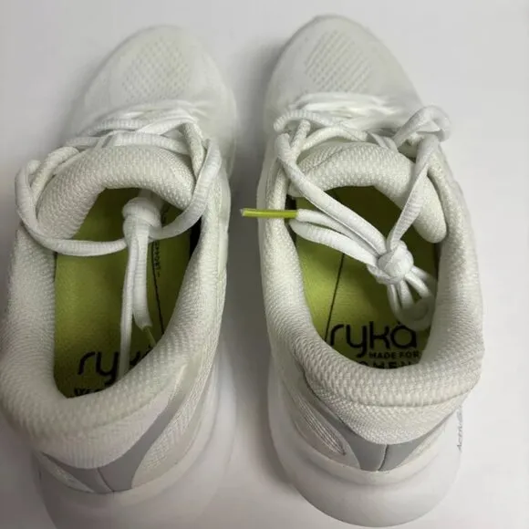 Ryka Women’s Intention Walking Shoes White, Size 8 Wide