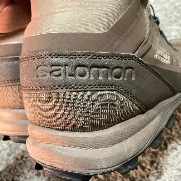 Salomon Speed Assault Tactical Hiking Boots Absolute Brown 379499 Mens US 13