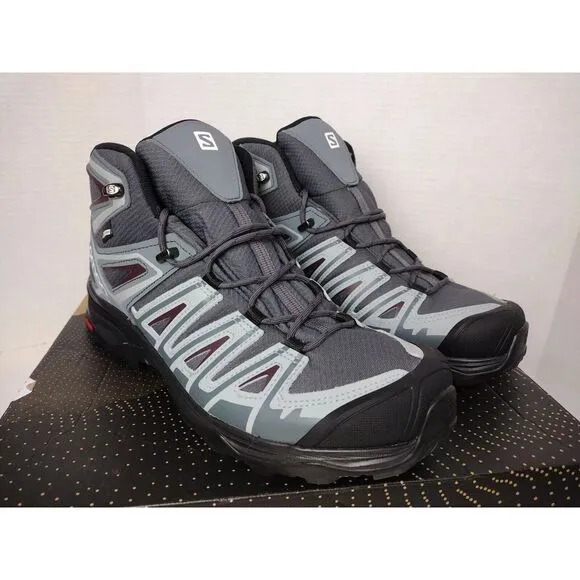 Salomon Women's X‎ Ultra Pioneer Mid Waterproof Hiking Boots Ebony