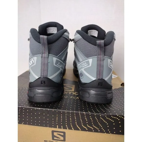 Salomon Women's X‎ Ultra Pioneer Mid Waterproof Hiking Boots Ebony