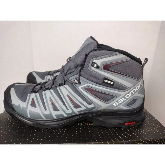 Salomon Women's X‎ Ultra Pioneer Mid Waterproof Hiking Boots Ebony