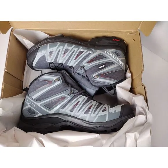 Salomon Women's X‎ Ultra Pioneer Mid Waterproof Hiking Boots Ebony