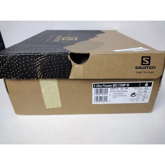 Salomon Women's X‎ Ultra Pioneer Mid Waterproof Hiking Boots Ebony