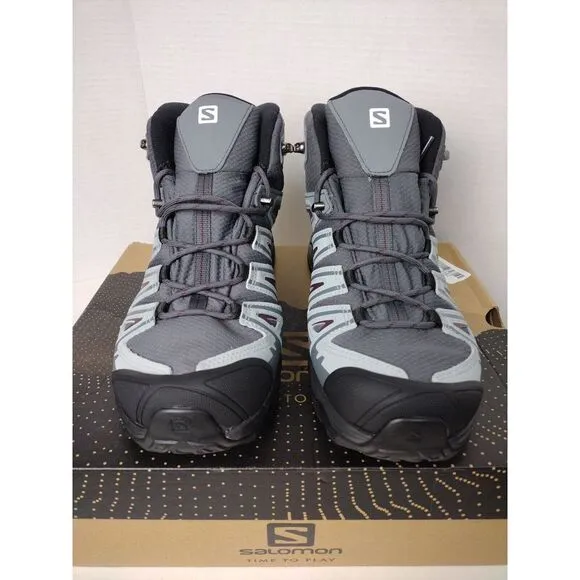 Salomon Women's X‎ Ultra Pioneer Mid Waterproof Hiking Boots Ebony