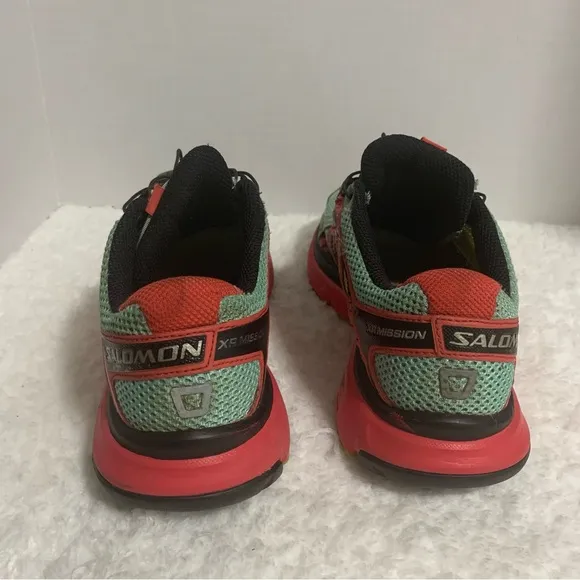 Salomon Womens XR Mission Running Shoes Multicolor 128431‎ Low Top Mesh Size 8