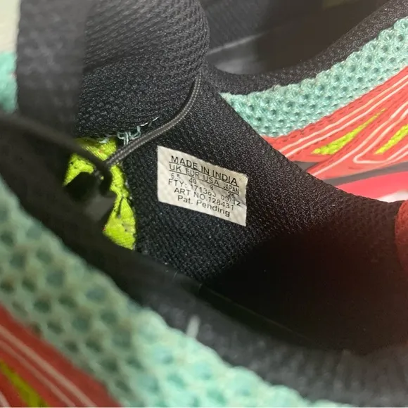 Salomon Womens XR Mission Running Shoes Multicolor 128431‎ Low Top Mesh Size 8