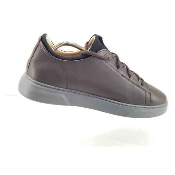 Samuel Hubbard Flight Shoes Mens Espresso Sneakers Low Top Casual M1600-009 10W