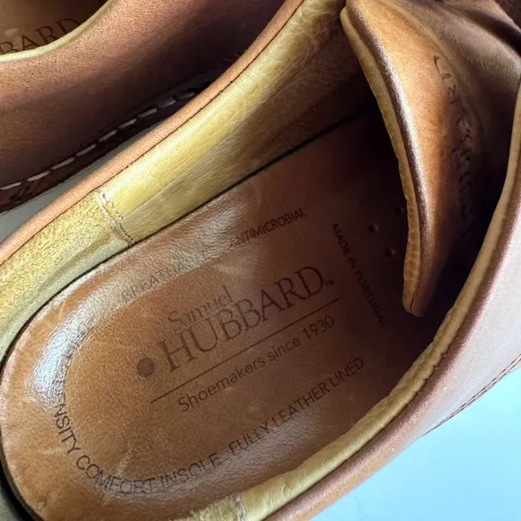 Samuel Hubbard Free Brown Leather Oxford Walking Shoes Size 10M