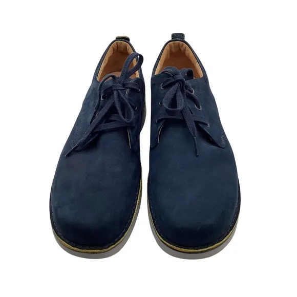 Samuel Hubbard Un-Sneaker Walking Shoes US Mens 10.5 M Navy Blue Suede Lace-Up