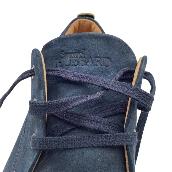 Samuel Hubbard Un-Sneaker Walking Shoes US Mens 10.5 M Navy Blue Suede Lace-Up