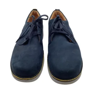Samuel Hubbard Un-Sneaker Walking Shoes US Mens 10.5 M Navy Blue Suede Lace-Up