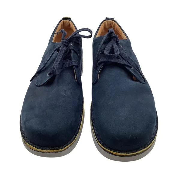 Samuel Hubbard Un-Sneaker Walking Shoes US Mens 10.5 M Navy Blue Suede Lace-Up