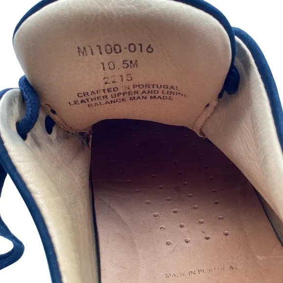 Samuel Hubbard Un-Sneaker Walking Shoes US Mens 10.5 M Navy Blue Suede Lace-Up