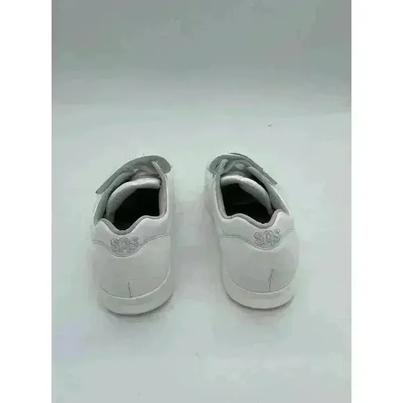 SAS Me Too Womens‎ Size 6.5W White Leather Walking Shoes