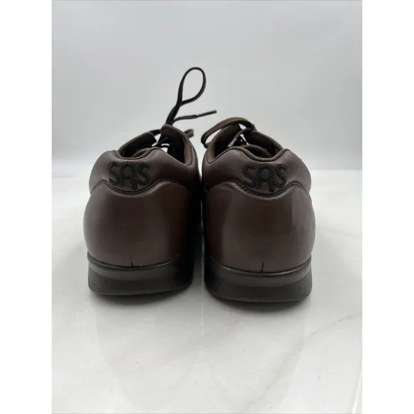 SAS Time Out Antique Walnut Brown Walking Shoes Made USA Men's 14 N