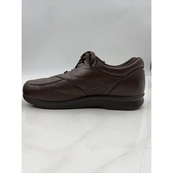 SAS Time Out Antique Walnut Brown Walking Shoes Made USA Men's 14 N