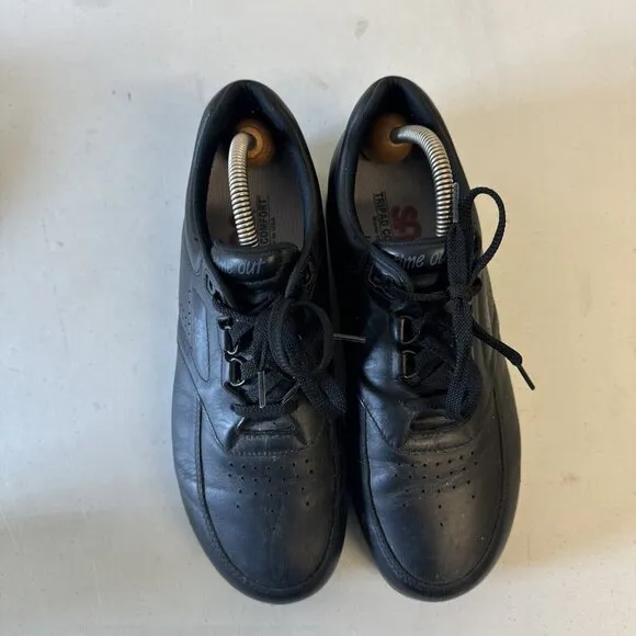 SAS Tripad Casual Comfort Walking Shoes Men’s 9.5 M Black Leather $205