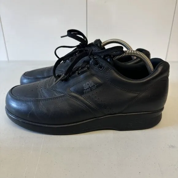 SAS Tripad Casual Comfort Walking Shoes Men’s 9.5 M Black Leather $205