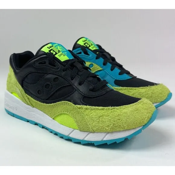 Saucony Originals Shadow 6000 Split Mens 8.5 Yellow Blue Running Shoes S70751-1
