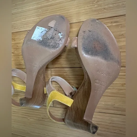 Sergio Rossi Suede Sandal Size 36.5