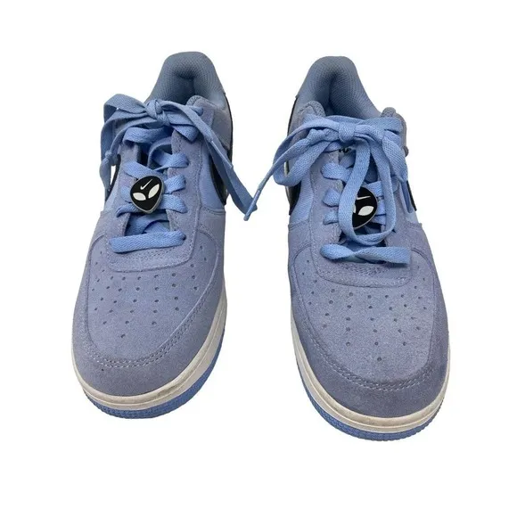 Size 7Y- Nike Air Force 1 Low Have A Nike Day - Blue (7 Wmns) BQ8273 400