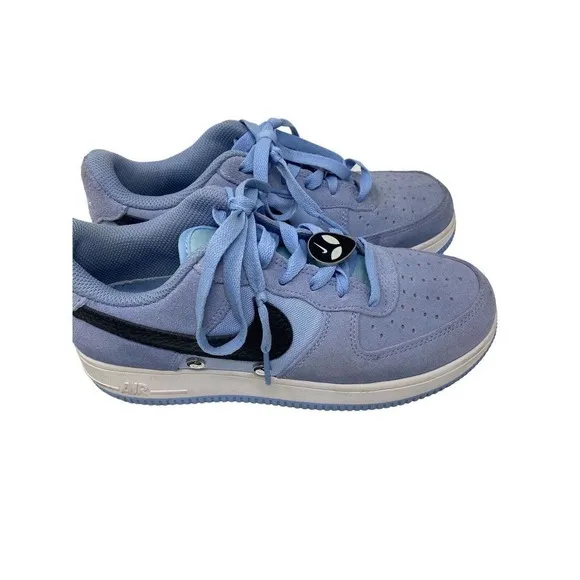Size 7Y- Nike Air Force 1 Low Have A Nike Day - Blue (7 Wmns) BQ8273 400