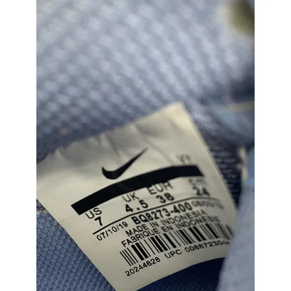 Size 7Y- Nike Air Force 1 Low Have A Nike Day - Blue (7 Wmns) BQ8273 400