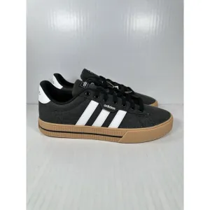 Size 8.5 Mens Adidas Daily 3.0 Black White Gum Shoes Casual Skate Sneaker HP6032