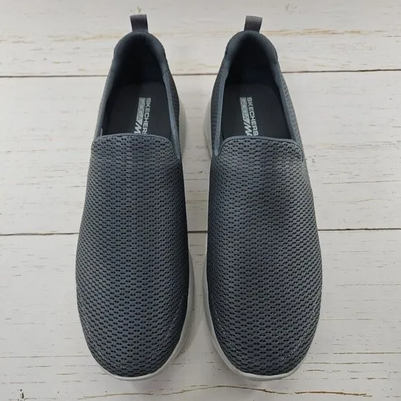 Skechers Go Walk Max Walking Shoes Mens 11 Gray Mesh Slip On Low Top‎