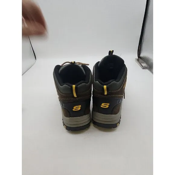 Skechers Men's 64869 Relaxed Fit Relment Pelmo Waterproof Hiking Boots Sz 10.5