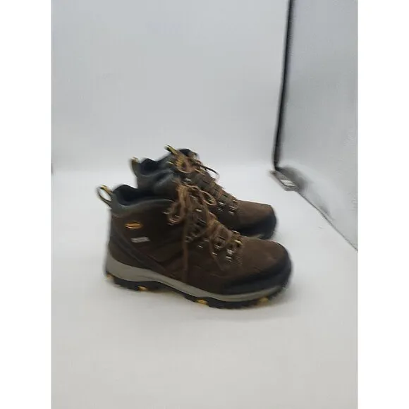 Skechers Men's 64869 Relaxed Fit Relment Pelmo Waterproof Hiking Boots Sz 10.5