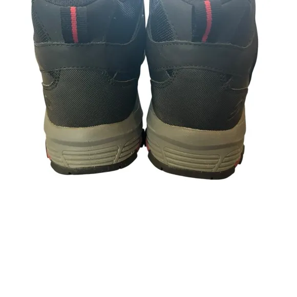 SKECHERS Men`s Relaxed Fit Selmen Relodge Black Waterproof Hiking Boots 13