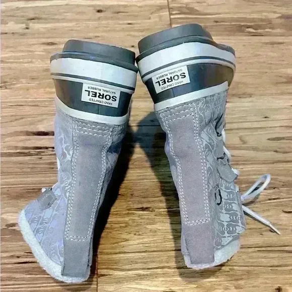Sorel 1964 PAC Waterproof NL1494 221 Winter Snow Boots Beige/Grey Size 9